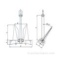 AC-14 High Hold Holding Force Ancre for Marine